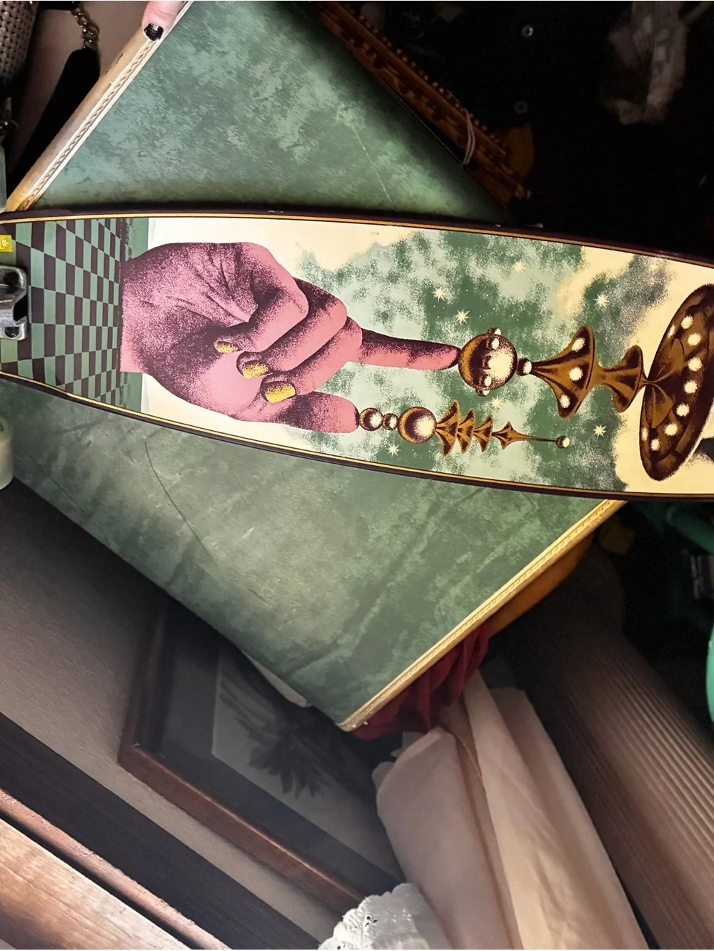 Globe Cosmic Lurker Never Used new longboard, trippy psychedelic